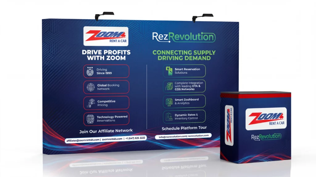 Zoom Rentals - Backdrop and Podium Mockup